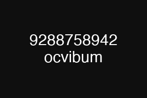 9288758942 ocvibum